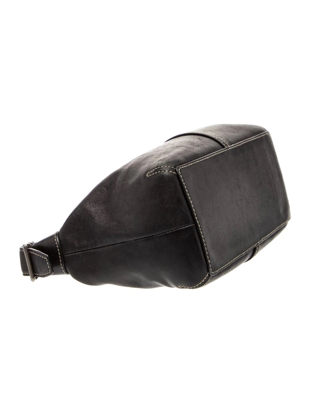 Coach Black Leather Crossbody Shoulder Bag - Picture 4 of 5